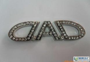 DAD鑲鉆純金屬車標(biāo)車貼 3D立體個(gè)性汽車貼紙 車飾車標(biāo)貼_汽摩配件_世界工廠網(wǎng)中國(guó)產(chǎn)品信息庫(kù)